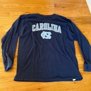 University of North Caroline Navy Blue Long Sleeve | Youth XL